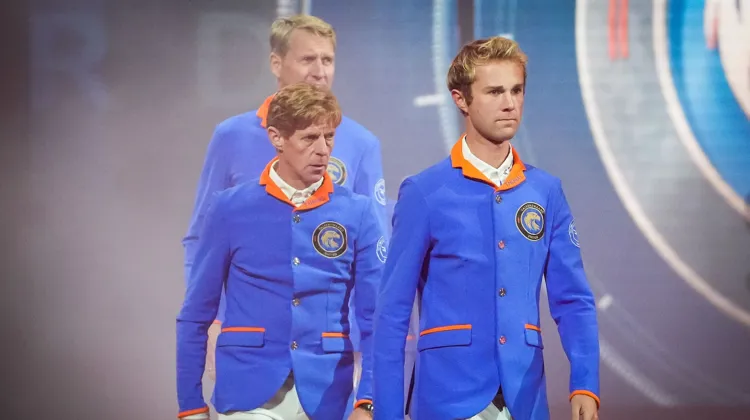 Gilles Thomas a participé à ses premiers CSI 5* grâce à son entrée dans la Global Champions League, en 2021, où il côtoie régulièrement l’Allemand Marcus Ehning, son idole de jeunesse.