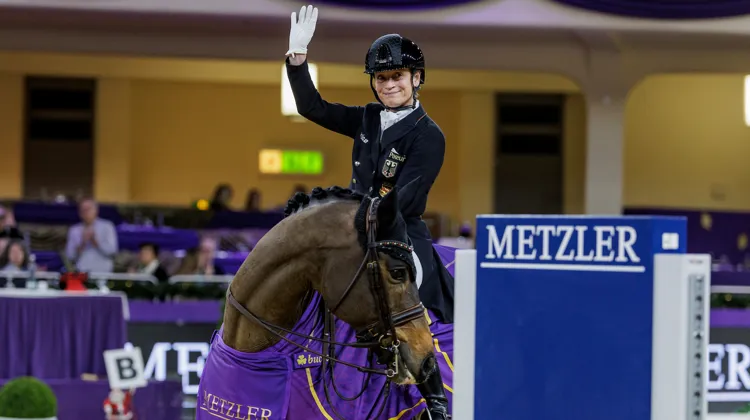 Isabell Werth a remporté le Grand Prix du CDI 5* de Francfort ce vendredi
