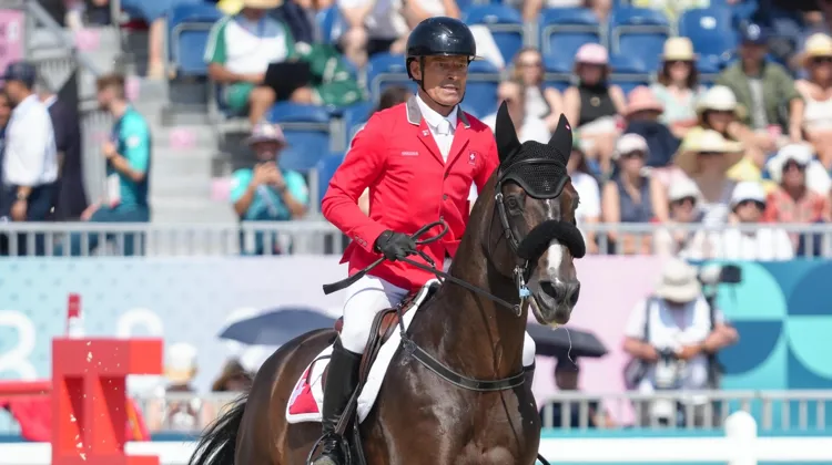 Avec Vancouver de Lanlore, Pius Schwizer a disputé ses troisièmes Jeux olympiques à Paris