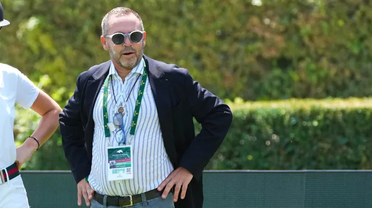 Éric Lamaze au CSIO 5* de Rome en 2022.