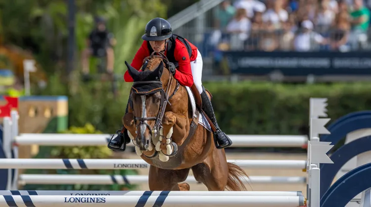 Ici lors de la dernière finale de la Ligue des nations Longines Jana Wargers et Dorette se sont imposés à Doha ce jeudi