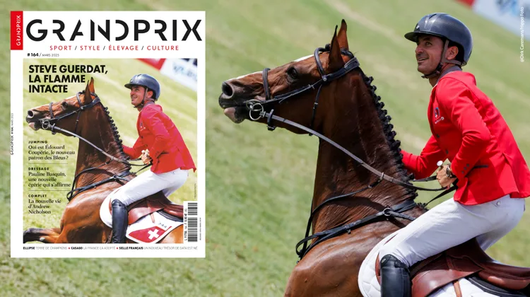 Steve Guerdat est ce mois-ci en couverture du magazine GRANDPRIX.