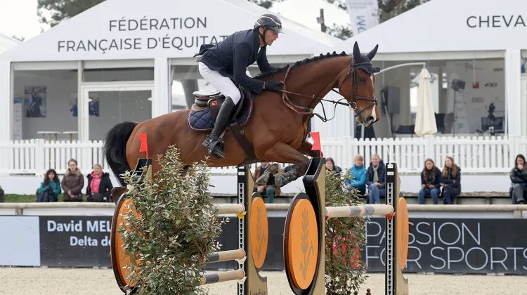 David Melin et Delta de l’Autrot ont signé un excellent sans-faute ce matin à Fontainebleau.