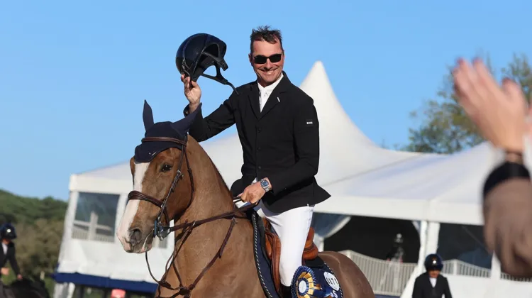 Girl Queen du Forézan a offert une victoire en Grand Prix 3* à Nicolas Delmotte en mars, à Gassin