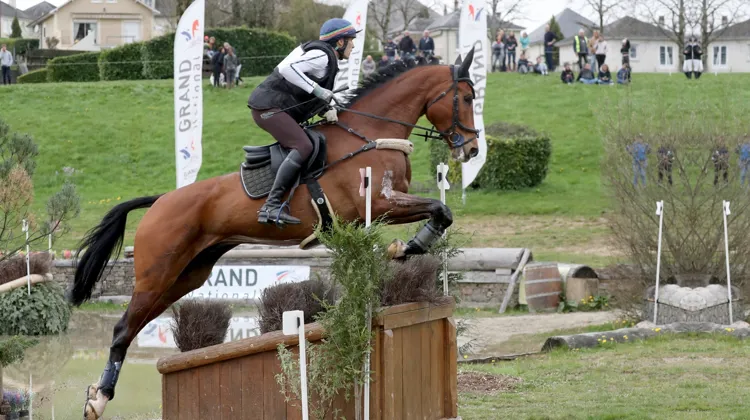 Début avril, Florian Ganneval a décroché le titre de champion de France Pro 1 de concours complet avec Erebor de Fleyres.