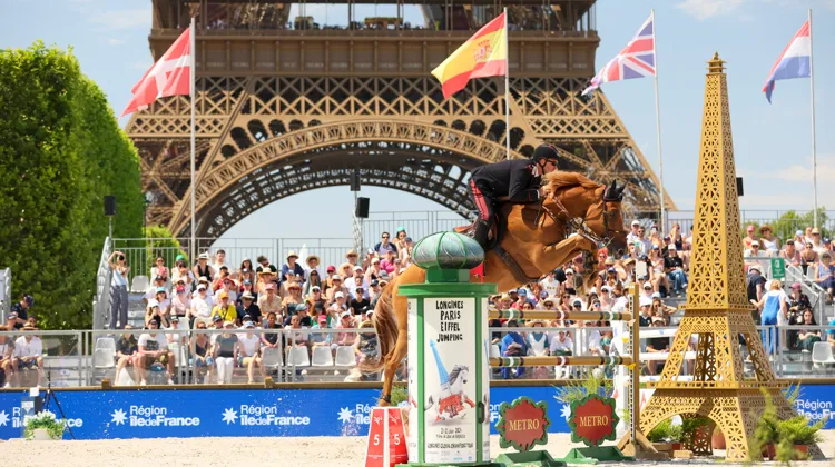 Emanuele Gaudiano et Julius D ont gagné une nouvelle épreuve de prestige sous la tour Eiffel, cet après-midi à Paris.