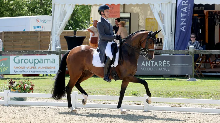 Bertrand Liégard et Ginger ont remporté le Grand Prix Spécial au Master Pro de dressage de Vierzon.
