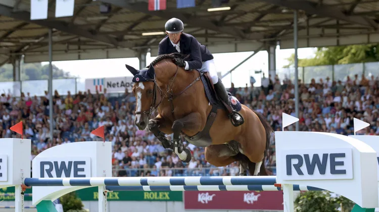 Ben Maher et Point Break ont signé un épatant double sans-faute cet après-midi au parc de la Soers.