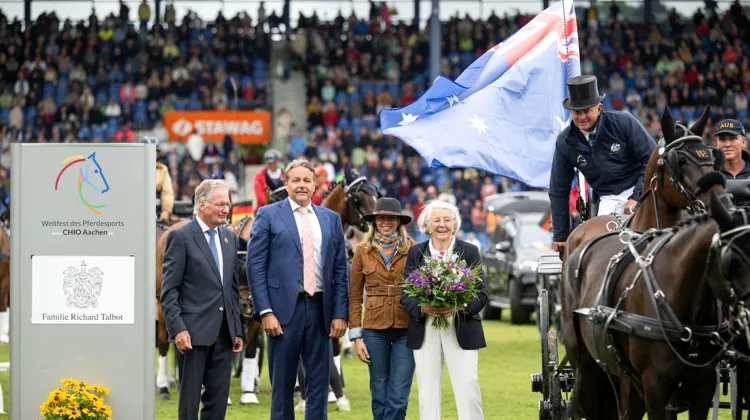 À Aix-la-Chapelle, Boyd Exell et l'Australie on dominé le concours d'Attelage.