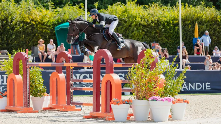 Kevin Staut et Kannonqulan ont remporté la deuxième vctoire de leur jeune association, cet après-midi en Normandie.