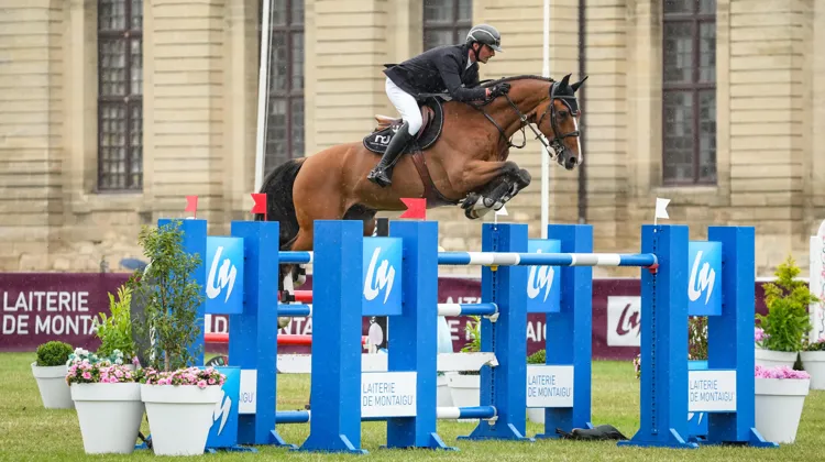 Jordan Molga M et Nicolas Delmotte au CSI 4* de Chantilly Classic.