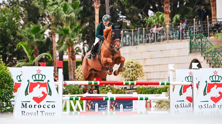 Ramzy al-Duhami s’est imposé avec Untouchable 32, la jument qu’il avait montée aux Jeux olympiques de Paris 2024. 