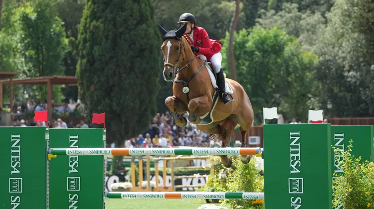 Ici au CSIO 5* de Rome, Dubaï du Cèdre a été vendue à la Fédération équestre saoudienne
