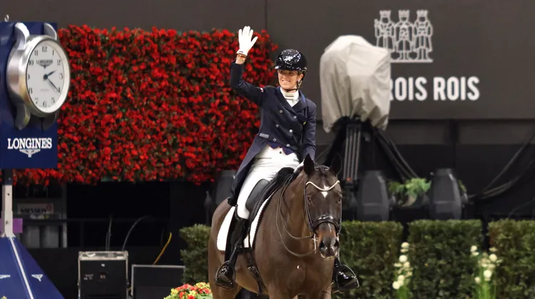 Il y a un peu plus d’une semaine, Morgan Barbançon et Sir Donnerhall II se sont classés septièmes de l’étape de la Coupe du monde de Bâle