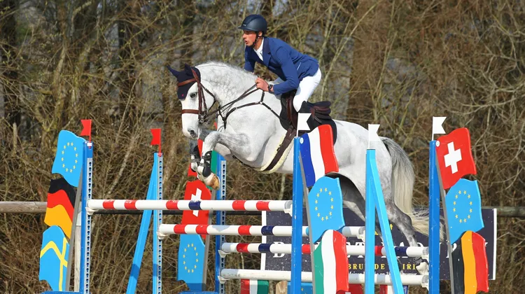 Stéphane Landois s’est imposé en selle sur Chaman Dumontceau, l’ancien cheval de la regrettée Thaïs Méheust.