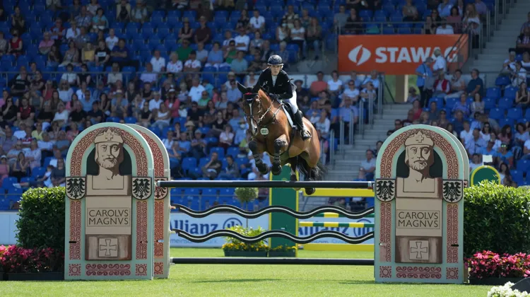 Janne Friederike Meyer-Zimmermann et Messi van't Ruytershof en début de semaine
