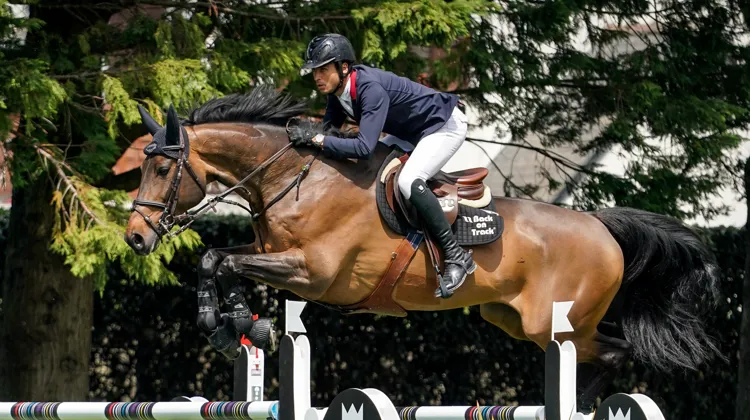 Edward Levy et Uno de Cerisy au CSIO 5* de La Baule.