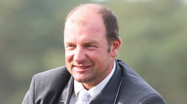 Franck Vancrayelynghe en 2014 à Fontainebleau.