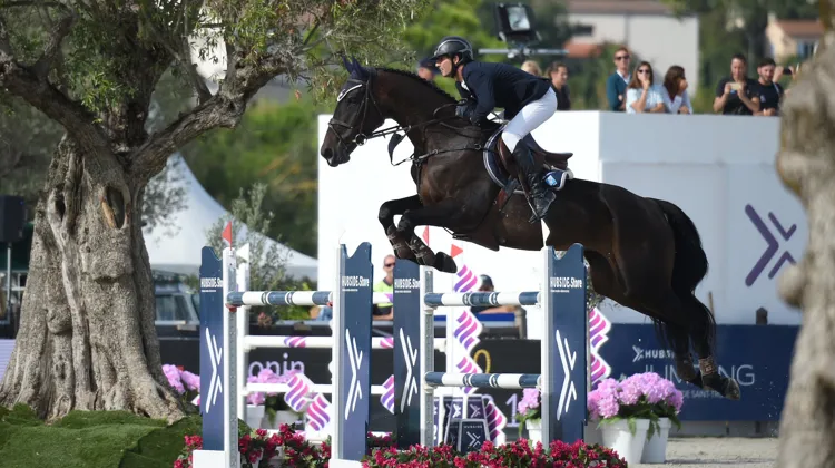 Il y a onze jours, Julien Gonin et Valou du Lys ont remporté leur premier Grand Prix CSI 5* à Grimaud.