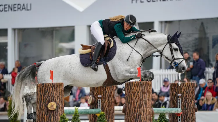 Charlotte Slosse et LB Zornell II lors du championnat Pro 1 2023 à Fontainebleau