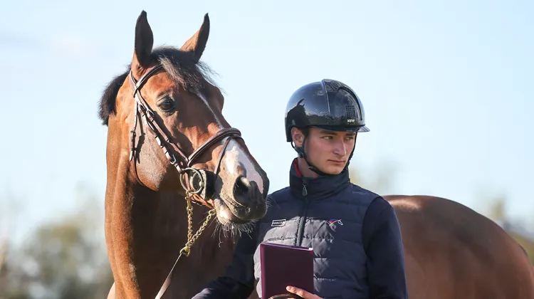 Dylan Levallois a entamé cette année sa dernière saison sur le circuit Jeunes cavaliers.