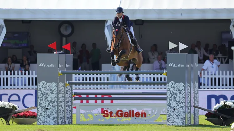 Olivier Perreau et GL events Dorai d'Aiguilly ont pris part à la Coupe des nations du CSIO 5* de Saint Gall le week-end dernier