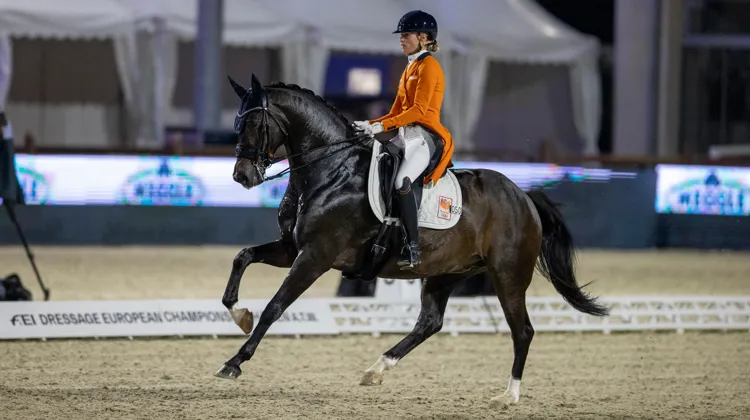 Dinja van Liere a participé à ses premiers grands championnats avec Haute Couture aux Européens de Hagen, en 2021.