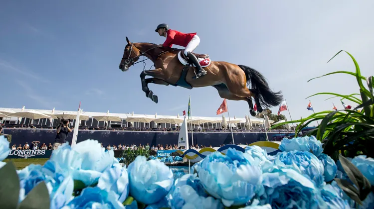 Steve Guerdat et Dynamix de Belhême ont produit deux superbes sans-faute en Suède cet après-midi.