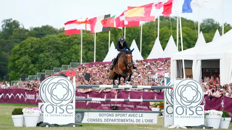 Laura Kraut a offert une leçon de tracé et de cadence avec Bisquetta.