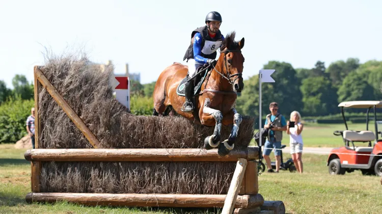 Louis Seychal et Bakar de l'Océan LA lors du cross du Master Pro à Vittel, fin juin