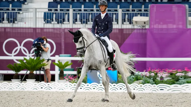 Le premier couple français, formé par Christopher Six et Totem de Brécey, est troisième (29,1).