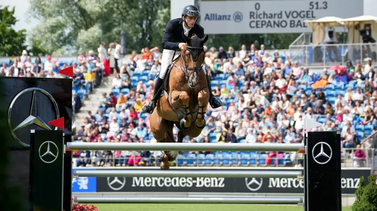 Ici à Aix-la-Chapelle, Richard Vogel et Cepano Baloubet ont remporté une nouvelle superbe victoire à Riesenbeck aujourd'hui
