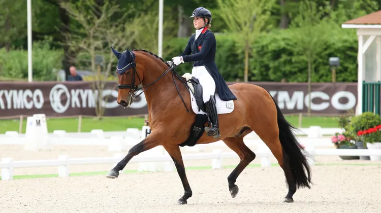 Annabella Pidgley a disputé son premier CDIO 5* à Compiègne en mai avec Vamos Amigos