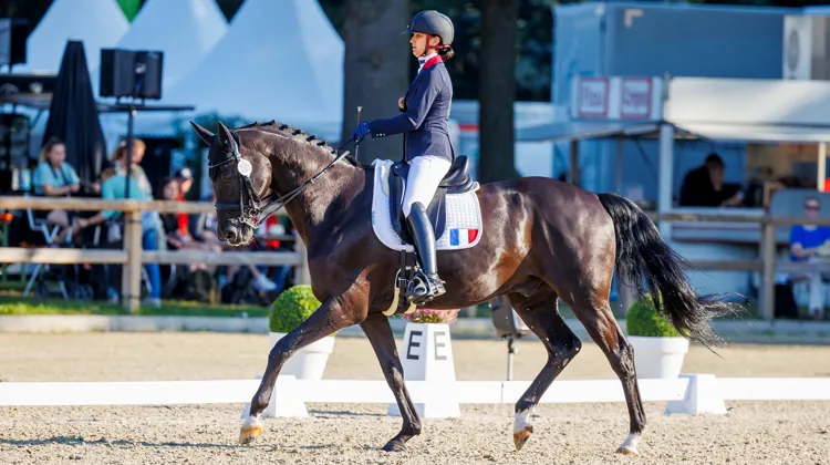 Chiara Zenati et Swing Royal*IFCE se sont offert une nouvelle médaille d'argent aujourd'hui