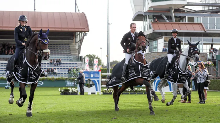 L'équipe du stud-book Westphalien a remporté la finale du Trophée des chevaux de huit ans