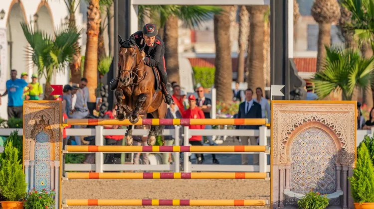 Emanuele Gaudiano et Nikolaj de Music se sont imposés dans le Grand Prix du CSI 4*-W de Tétouan ce dimanche
