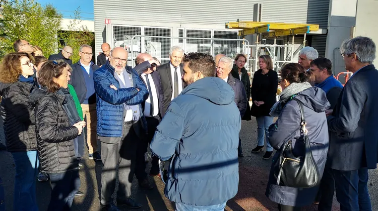 La visite s'est déroulée ce matin.