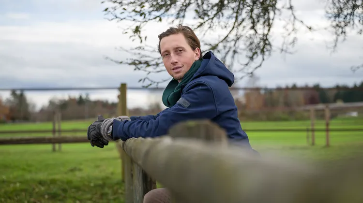 À trente et un ans, Martin Fuchs semble avoir atteint un point d’équilibre entre ses vies professionnelle et personnelle.