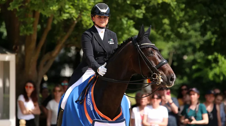 À Wiesbaden, en mai dernier, Showtime avait ému sa cavalière aux larmes en remportant le Grand Prix et le Spécial du CDI 4*.