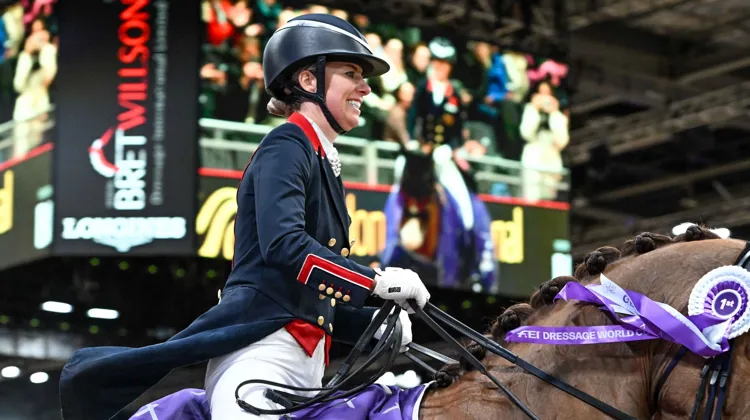 Charlotte Dujardin s'est offert la victoire à Londres ce mercredi