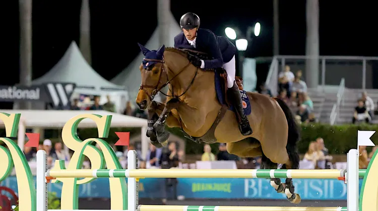 Ben Maher et Enjeu de Grisien ont fait aussi bien qu’à Londres, où ils avaient gagné le Grand Prix Coupe du monde Longines, fin décembre.