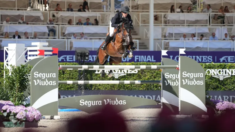 Ici à Barcelone il y a quelques mois, Glamour Girl a remporté deux épreuves, dont le Grand Prix, au CSI 4* de Doha cette semaine