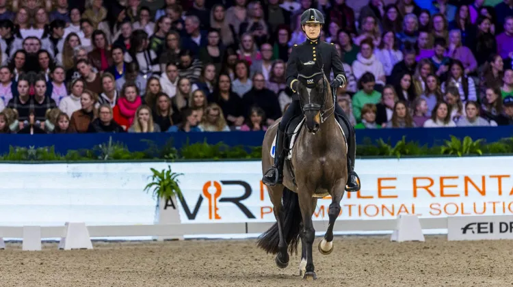 À Amsterdam, Pauline Basquin et Sertorius de Rima*IFCE ont de nouveau dépassé la barre des 79% dans la Libre