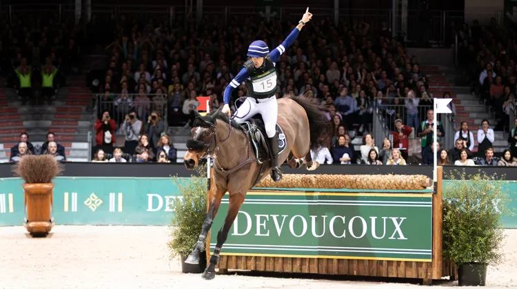 Cupidon du Cardonne et Benjamin Massié ont gagné leur premier cross indoor dès leur troisième tentative.