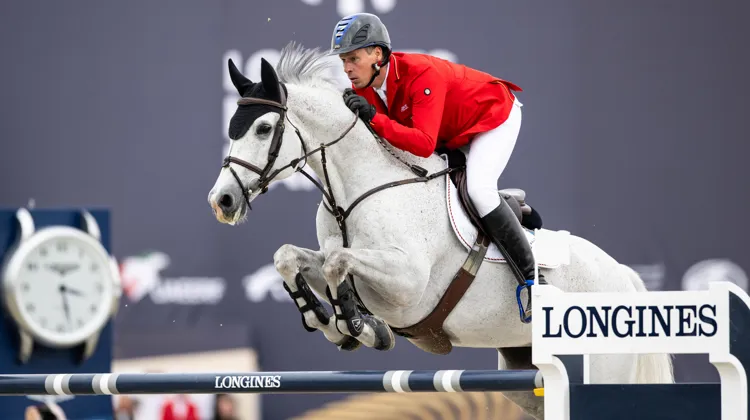 Avec la Selle Français Blueberry, Christian Ahlmann a été l'un des artisans de la victoire allemande à Abou Dabi