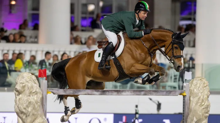 Lancés seulement en deuxième manche, Cian O'Connor et Maurice ont tenu le choc pour ramener la coupe à l'Irlande