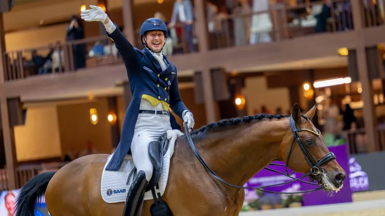 Avec Touchdwon, Patrik Kittel a remporté sa première finale de la Coupe du monde à Riyad aujourd'hui