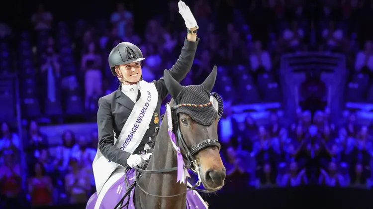 Jessica von Bredow-Werndl et Dalera en 2022 à Lyon.