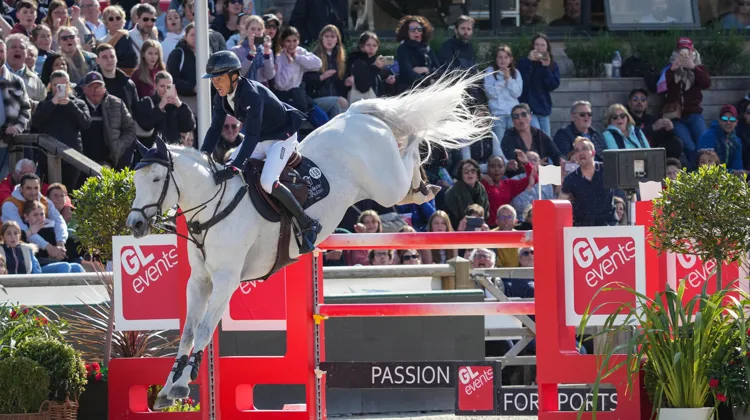Au Printemps des sports équestres, Aurélien Leroy et Croqsel de Blaignac ont ébahi le public, fin avril à Fontainebleau.