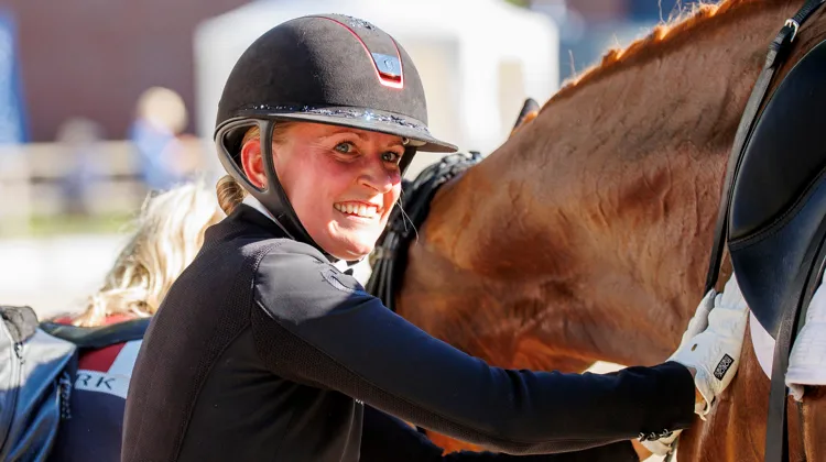 Nanna Skodbord Merrald est la meilleure Danoise au classement mondial actuel de dressage